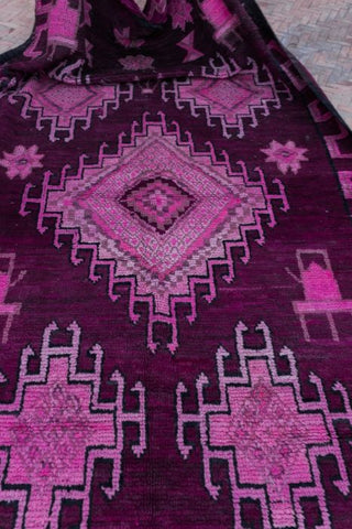 purple oushak rug