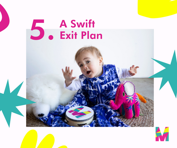 what to bring when visiting a newborn - #5: A swift exit plan