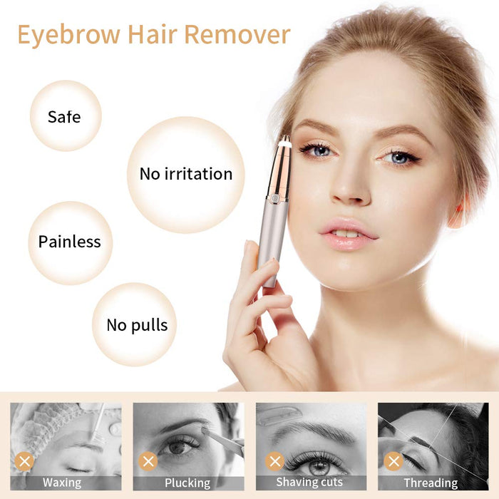 flawless battery operated eyebrow trimmer