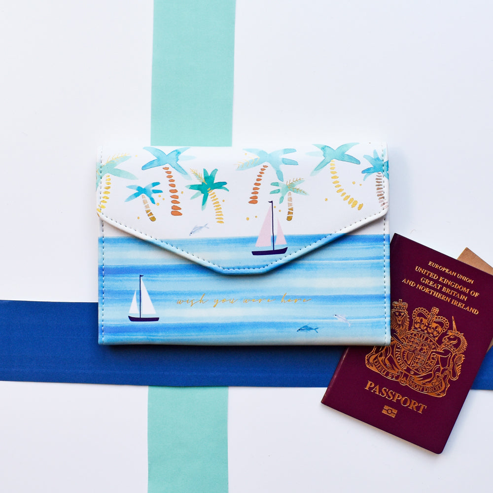 Bon Voyage Travel Wallet by House of Disaster – Violet Cottage