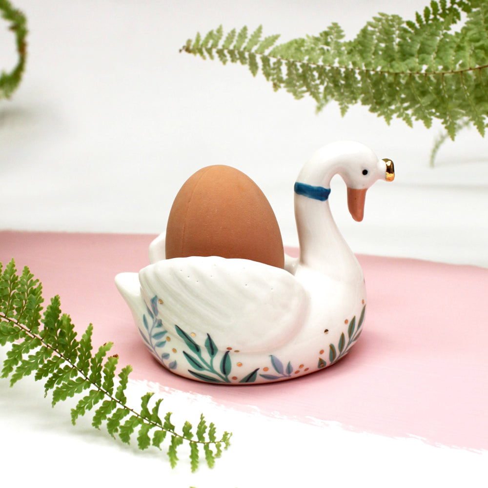 WD-Set of 2 Pcs Cute Bird Shape Ceramic soft or Hard boiled egg cup ho –  SHANULKA Home Decor
