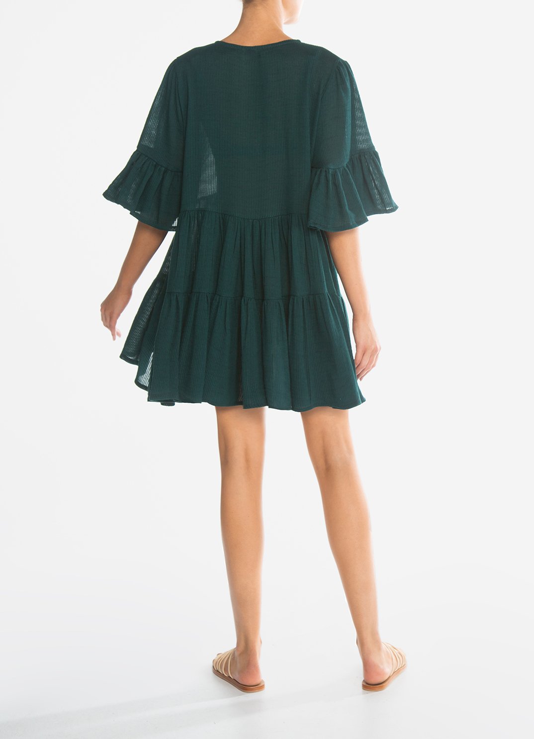 tiered smock dress