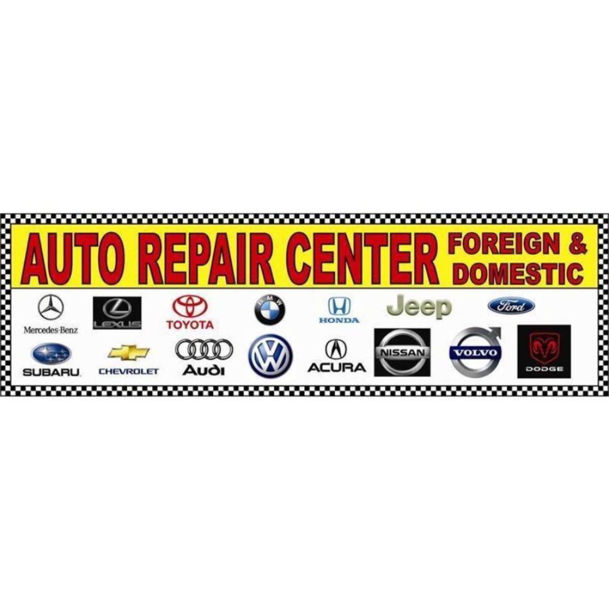 Auto Repair Banners Parts Queen