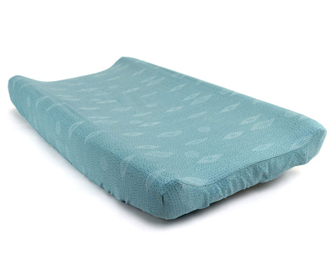 Blue Eyes Green Changing Pad Cover