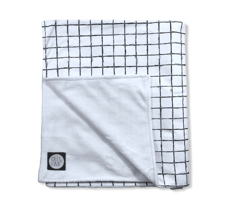 Luca Grid Baby Blanket