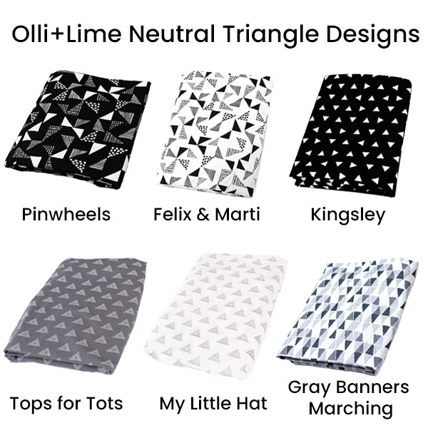 Olli+Lime Neutral Triangle Designs