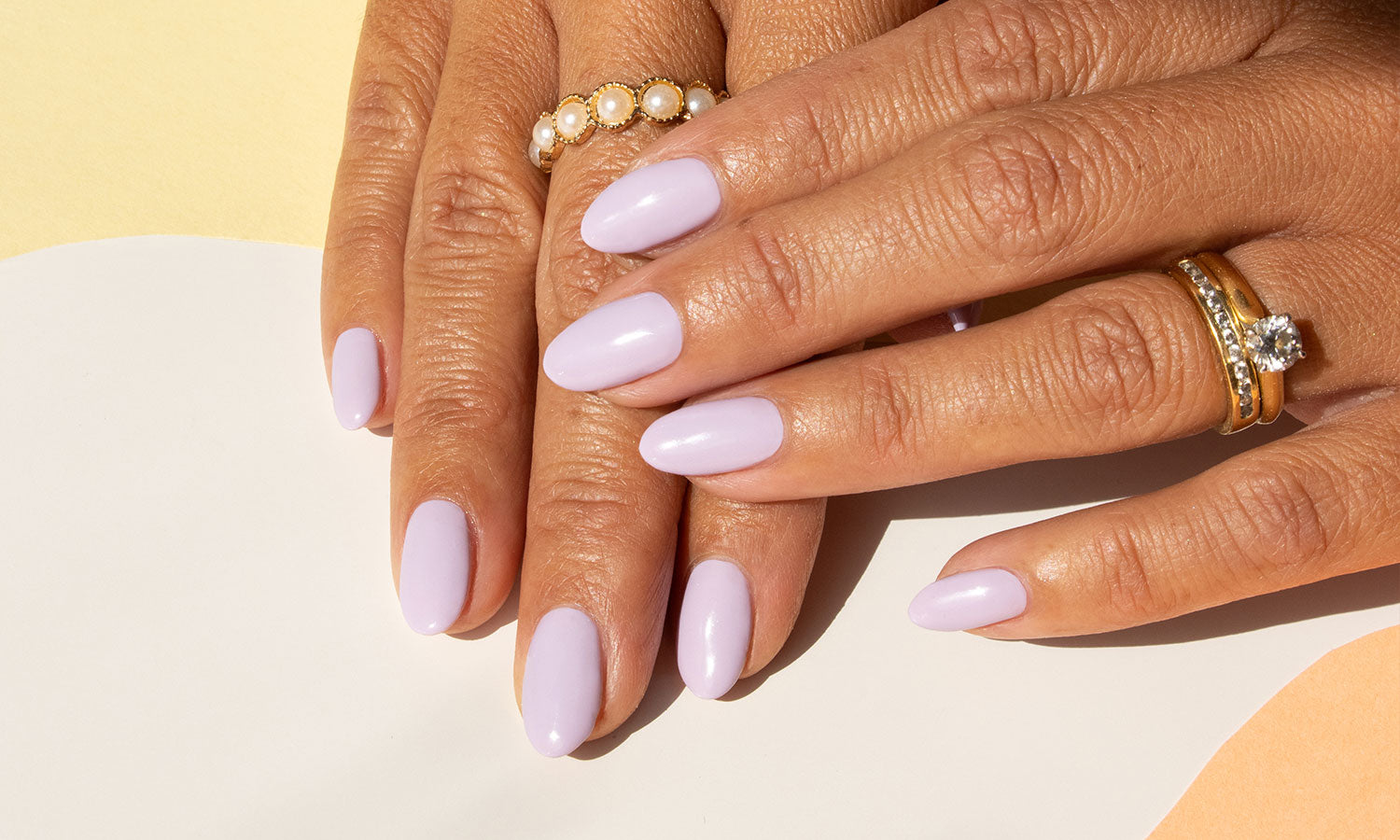 Gelous Lilacs in the Spring Gel Nail Polish - photographed in New Zealand on model