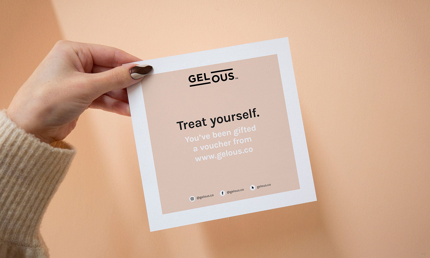 Gelous Gel Nail Polish Voucher - photographed in New Zealand