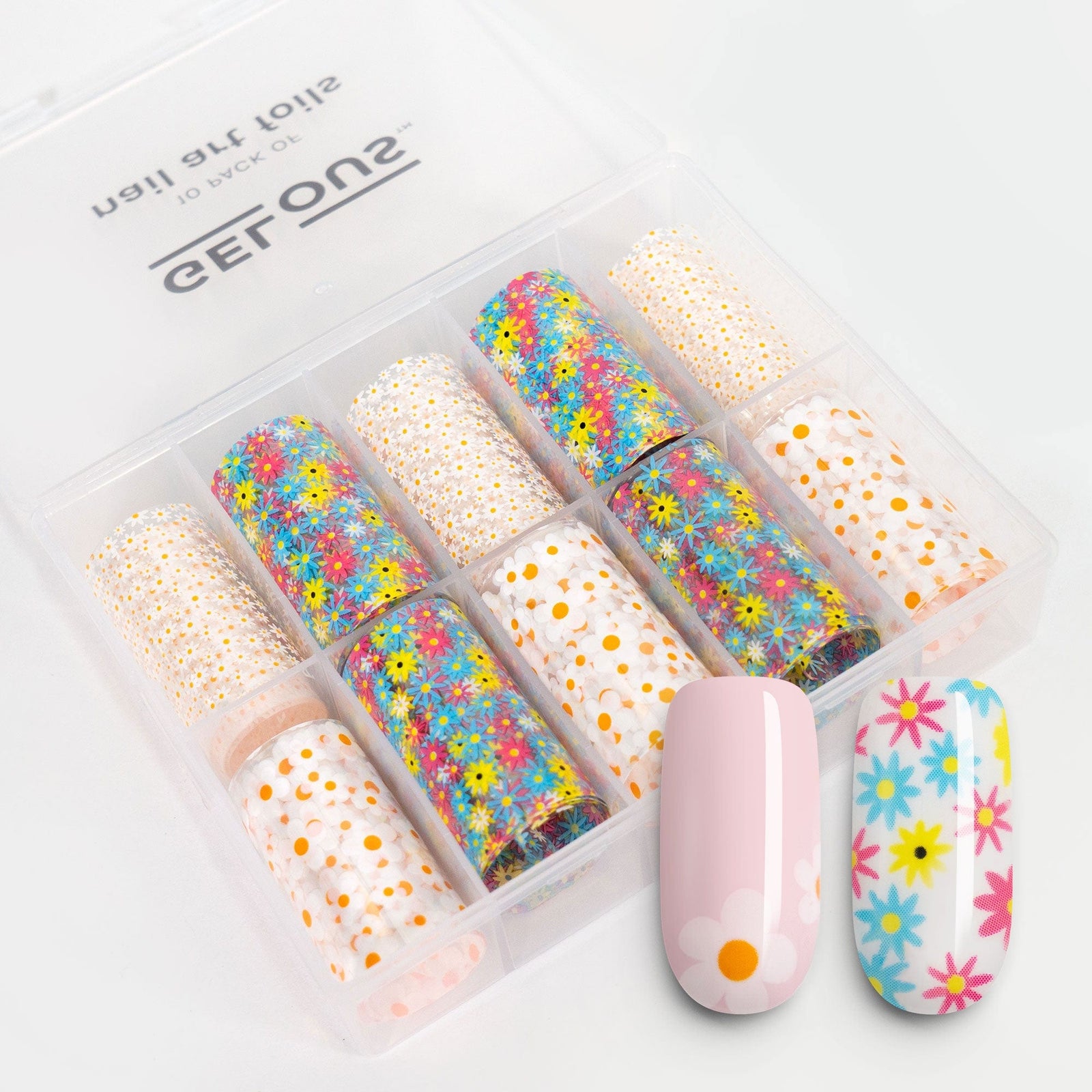 PND Transfer Foil Kit(15designs)+Nico Foil Activator Gel+Nail Pen Silicone  Collection #9 (Clearance)