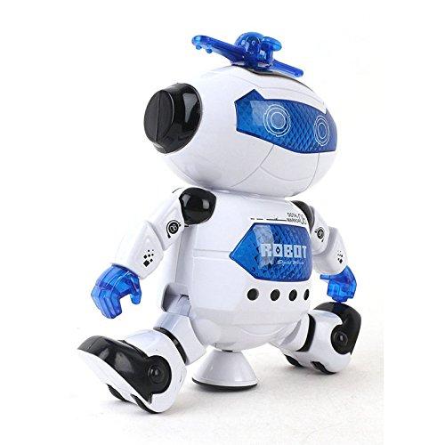 dancing robot toy with music & flashing light