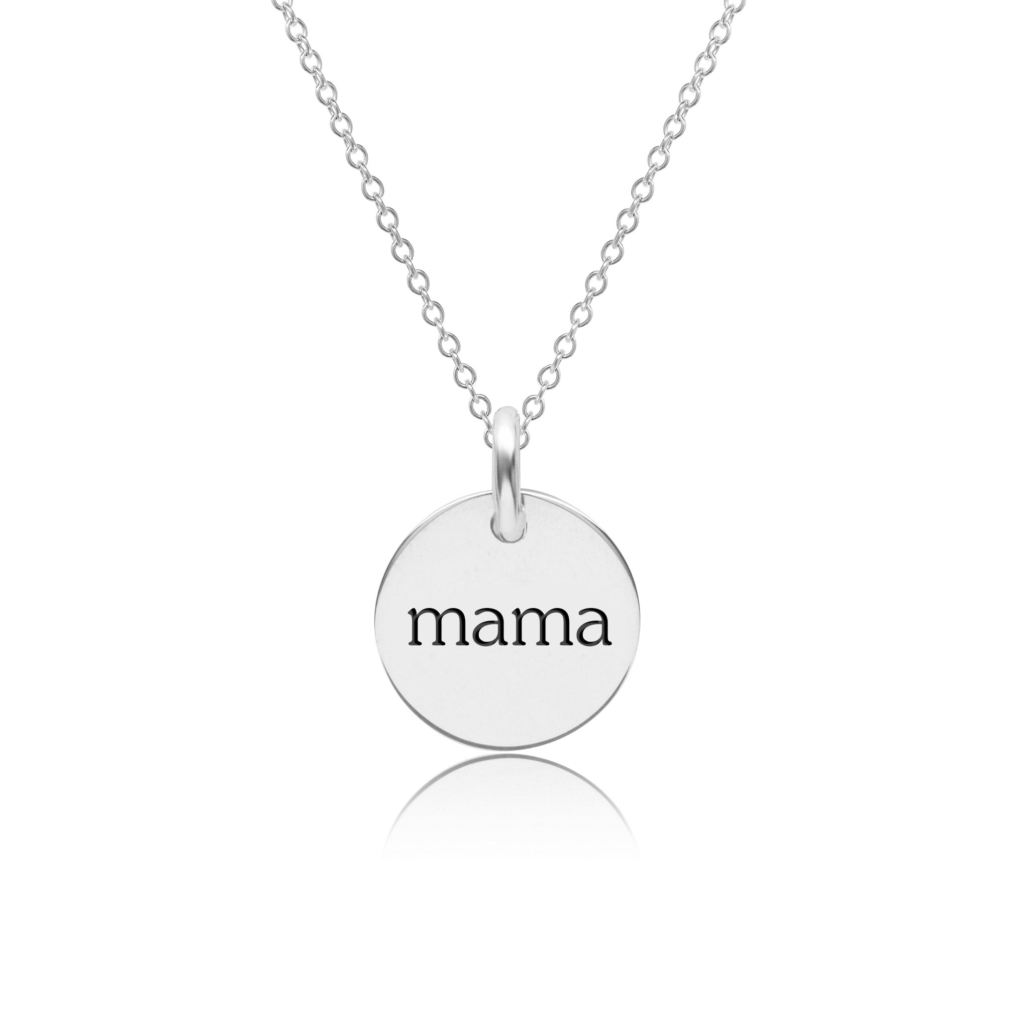 Minimalist Mama Necklace Sterling Silver Gold Mom Necklace Mama Gift  Perfect Gift for Mom Simple Dainty Script Cursive Mom Jewelry - Etsy