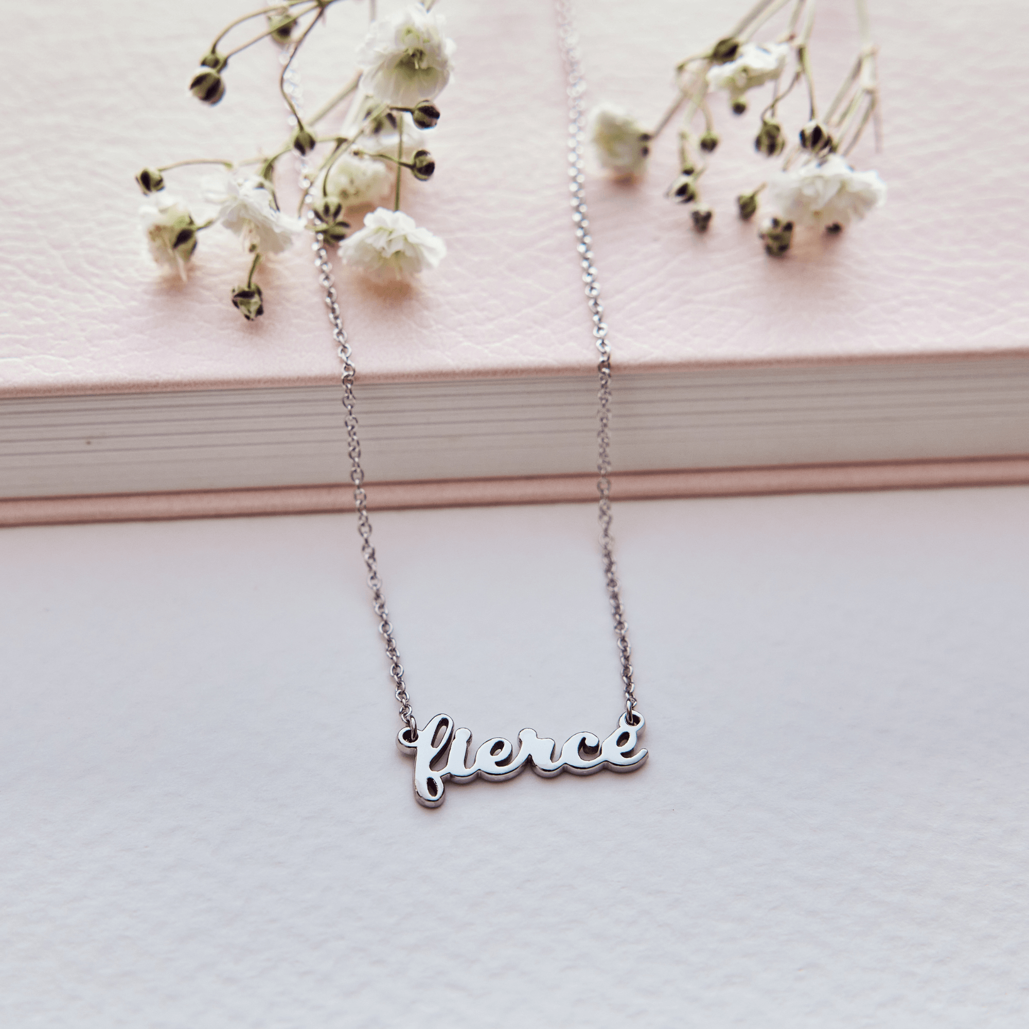 Buy 925 Sterling Silver Nameplate Necklace Custom Name Chain Name Necklace  Silver Handwriting Font Natalie Online in India - Etsy