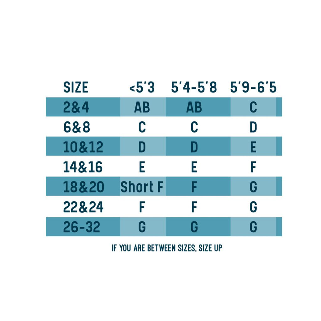 Stewart Tights Size Chart