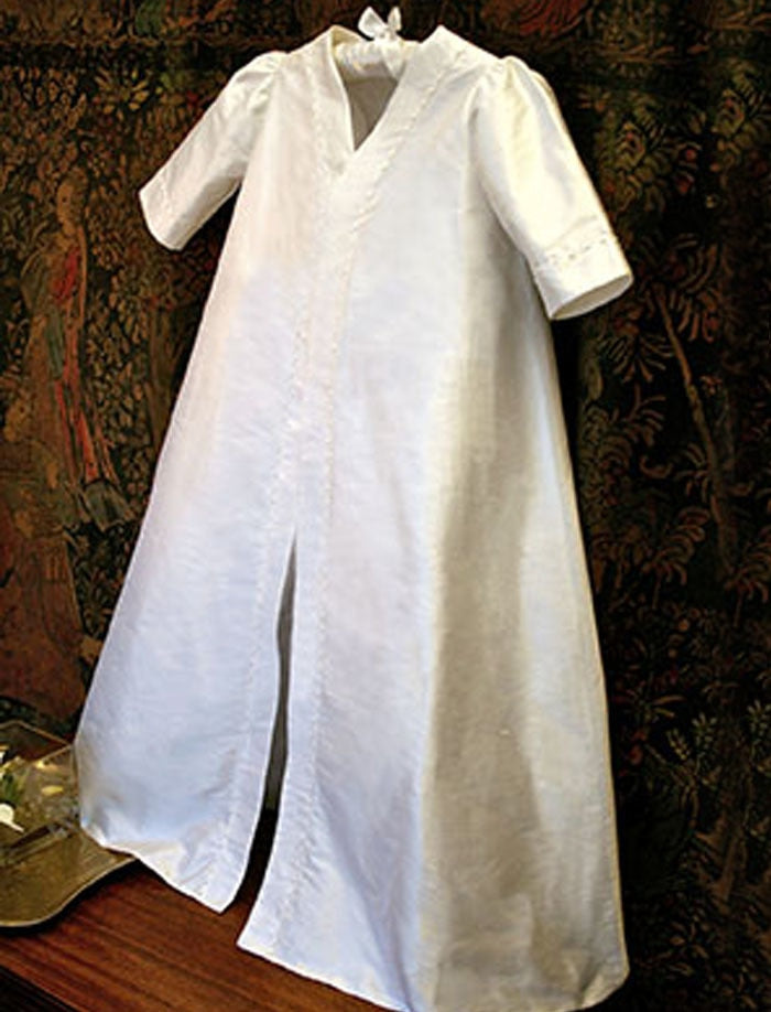 Embroidered Christening Coat – Isabel 
