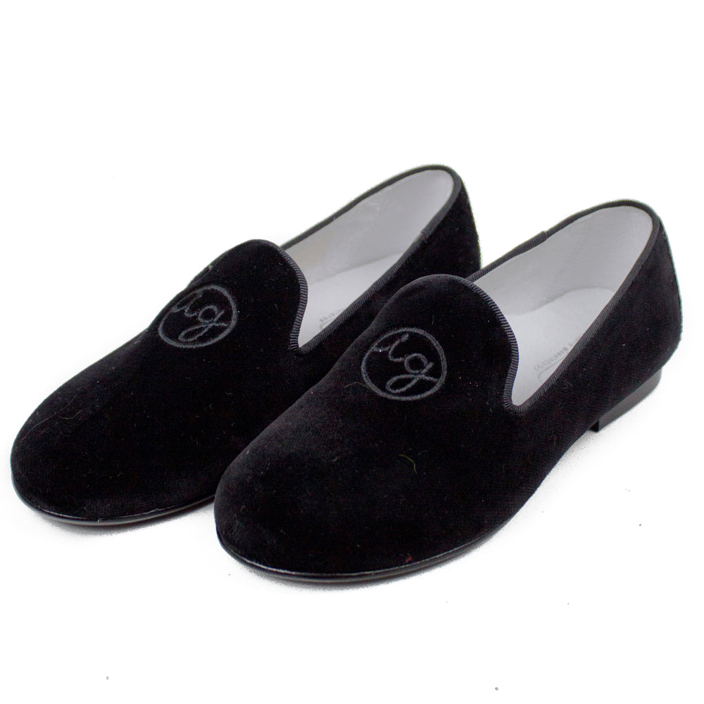 velvet black dress shoes
