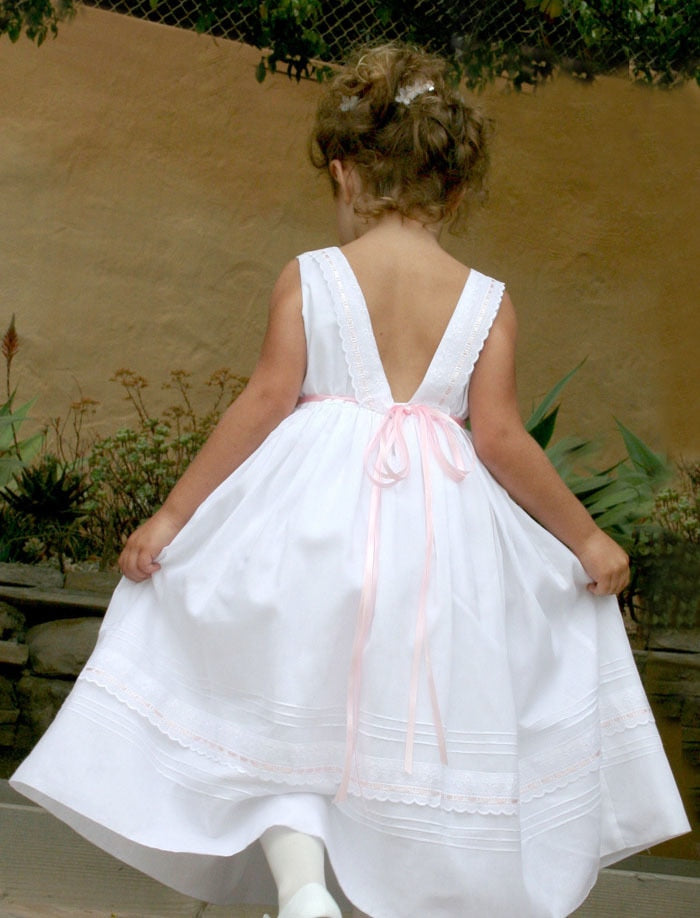 flower girl dresses silk