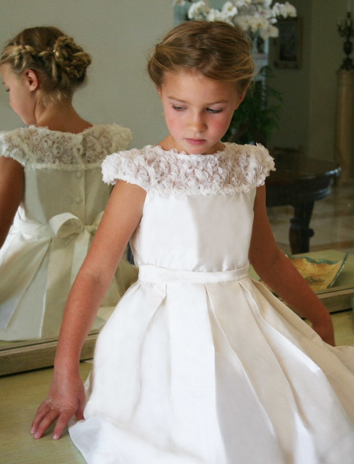 tea length communion dress