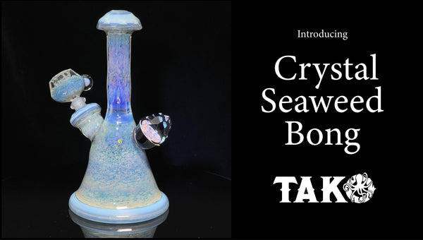 Crystal Seaweed Glass Bong – Tako Glass