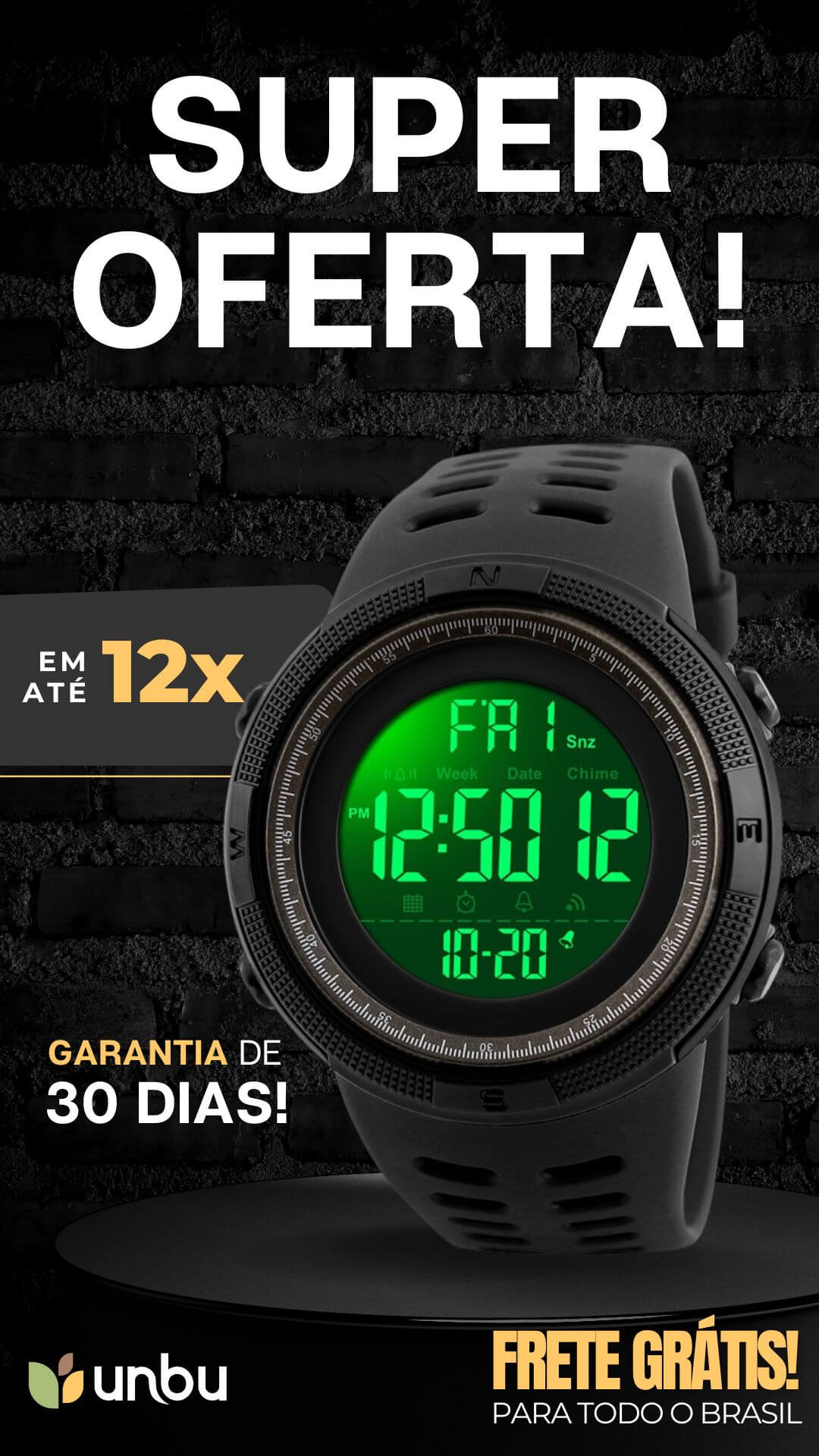 Relógio Digital Masculino em Oferta