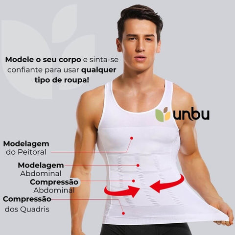 Camisa de Compressão Modeladora Masculina