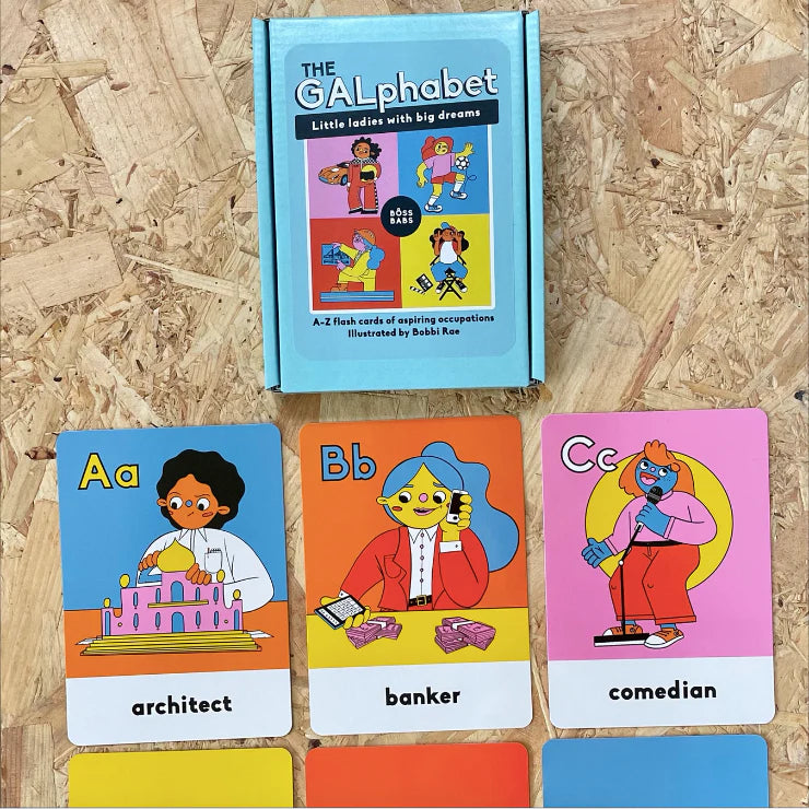 Galphabet Flash Cards by Boss Babs