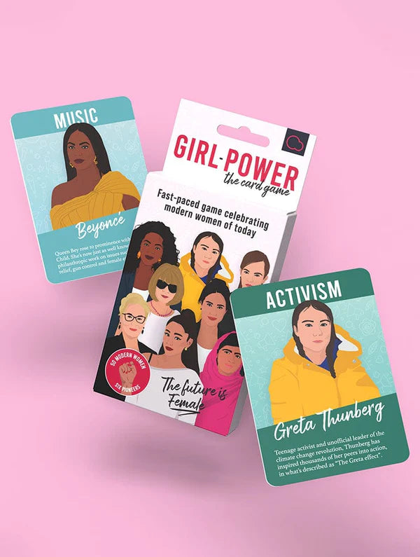 Girl Power Card Game - Featuring female role models