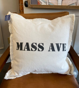 Mass Ave, Square Neighborhood Pillow
