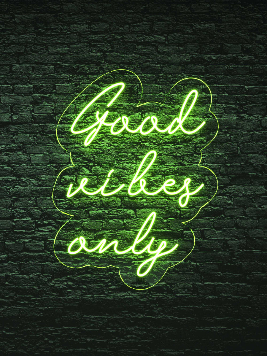 Good Vibes Only Neon Sign– CreativeDecor