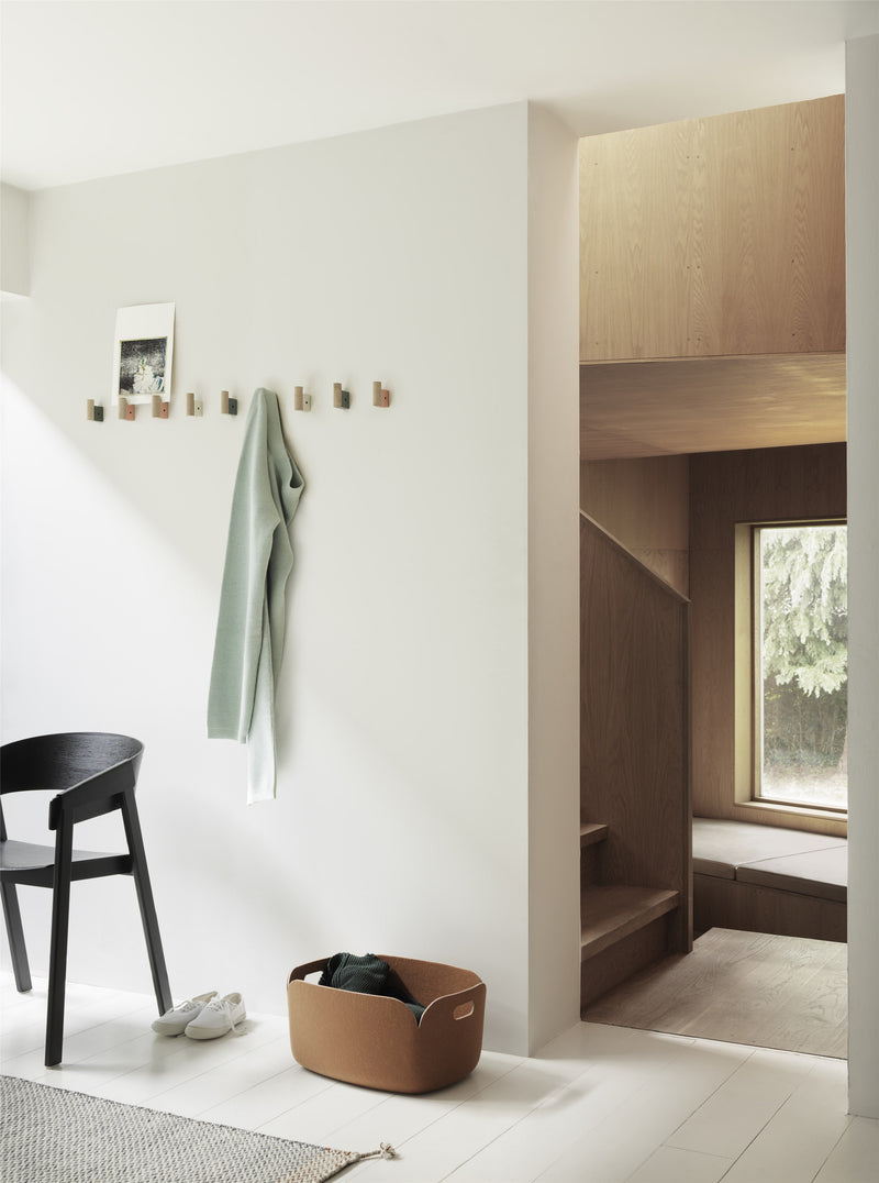 Mika Tolvanen design, Muuto Home Accessories, Organiser, Restore Basket, cover armchair, ply rug