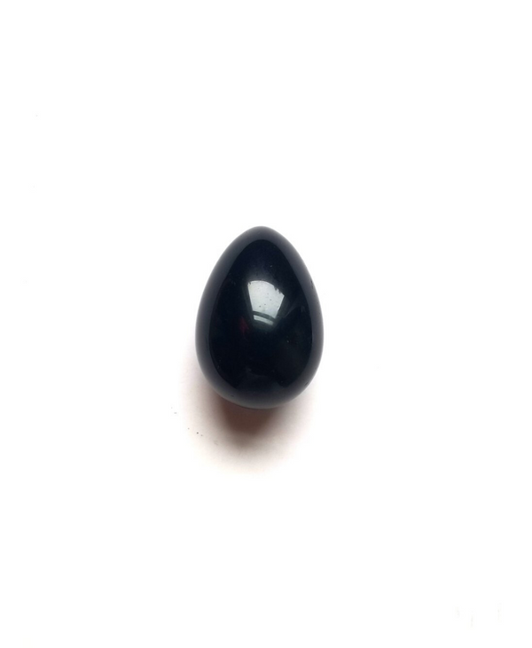 china black obsidian stone egg customized