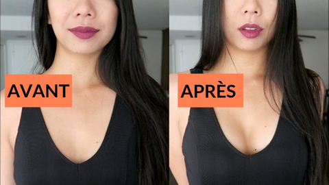 soutien gorge push up avant apres