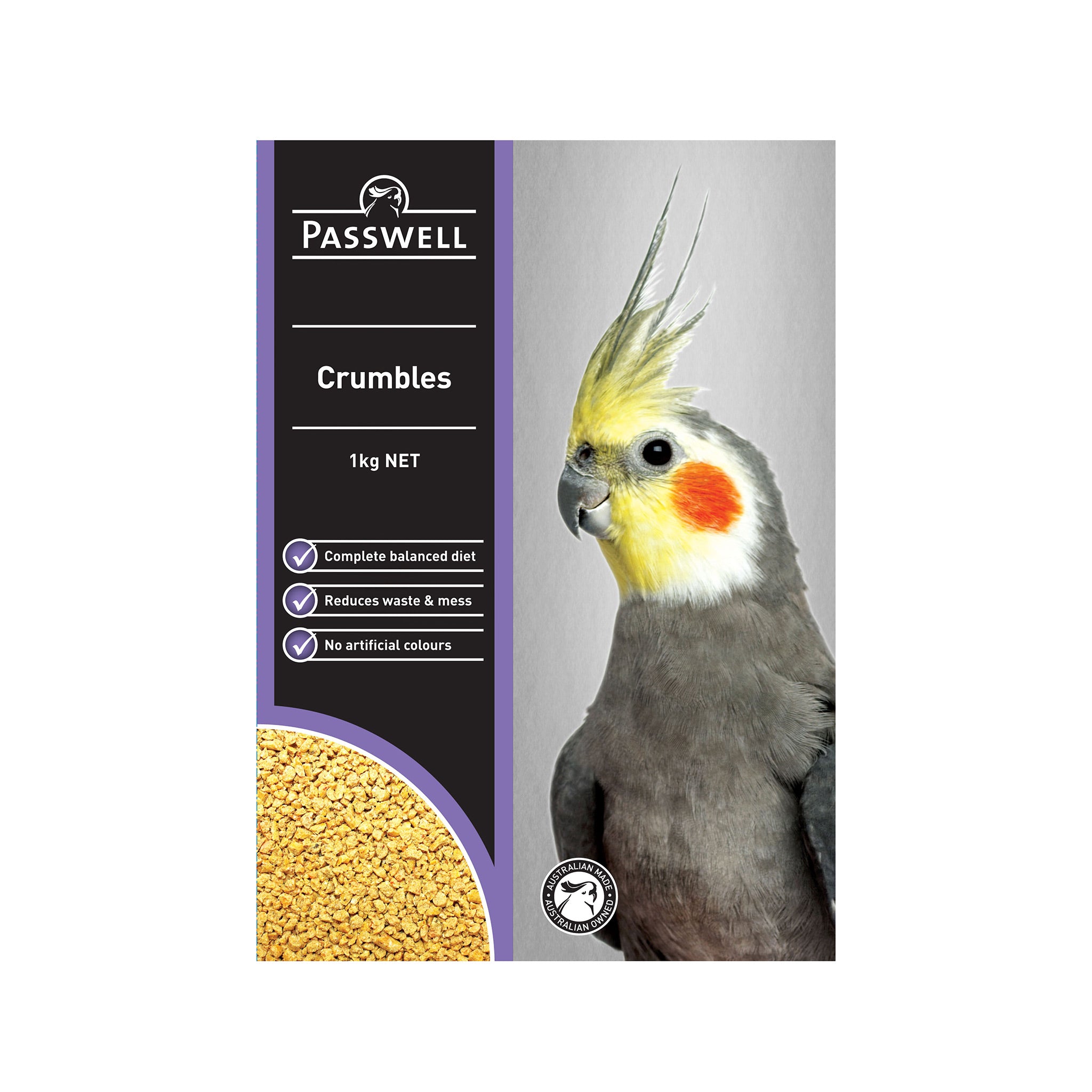 Passwell Crumbles Complete Bird Food Vet N Pet Direct