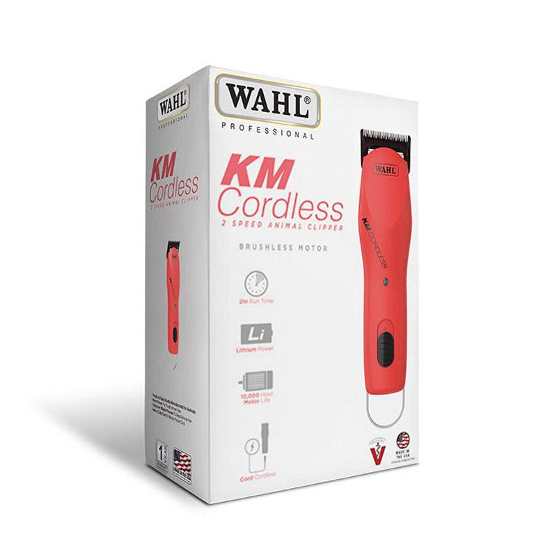 Wahl KM Cordless 2 Speed Clipper - Pink | vet-n-pet DIRECT