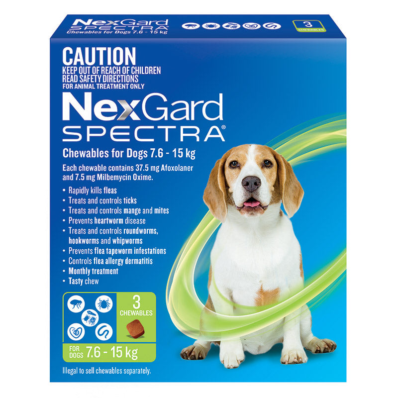 nexgard spectra for dogs 7.6 15kg