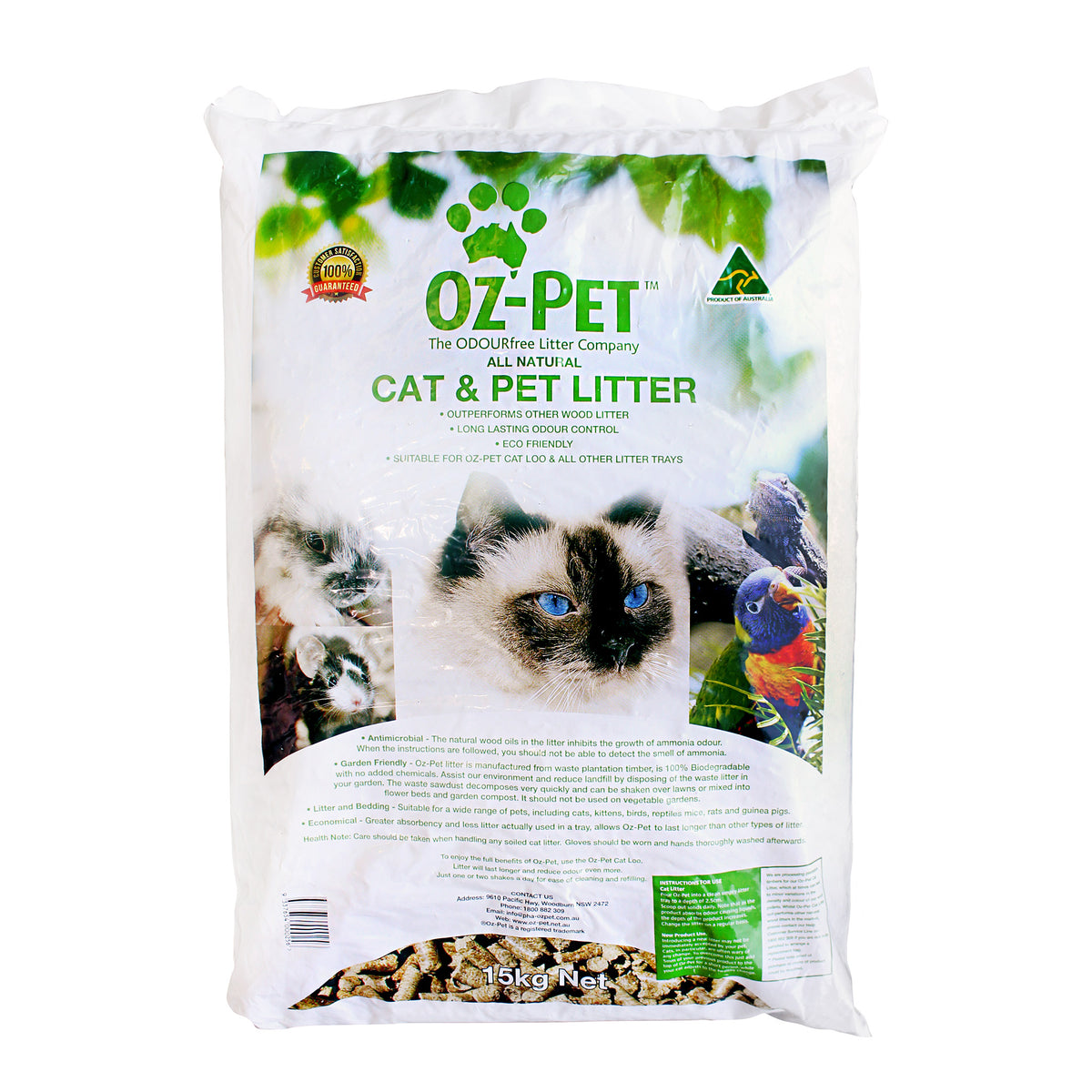 Oz-Pet Cat & Pet Litter Pellets - vet-n-pet DIRECT