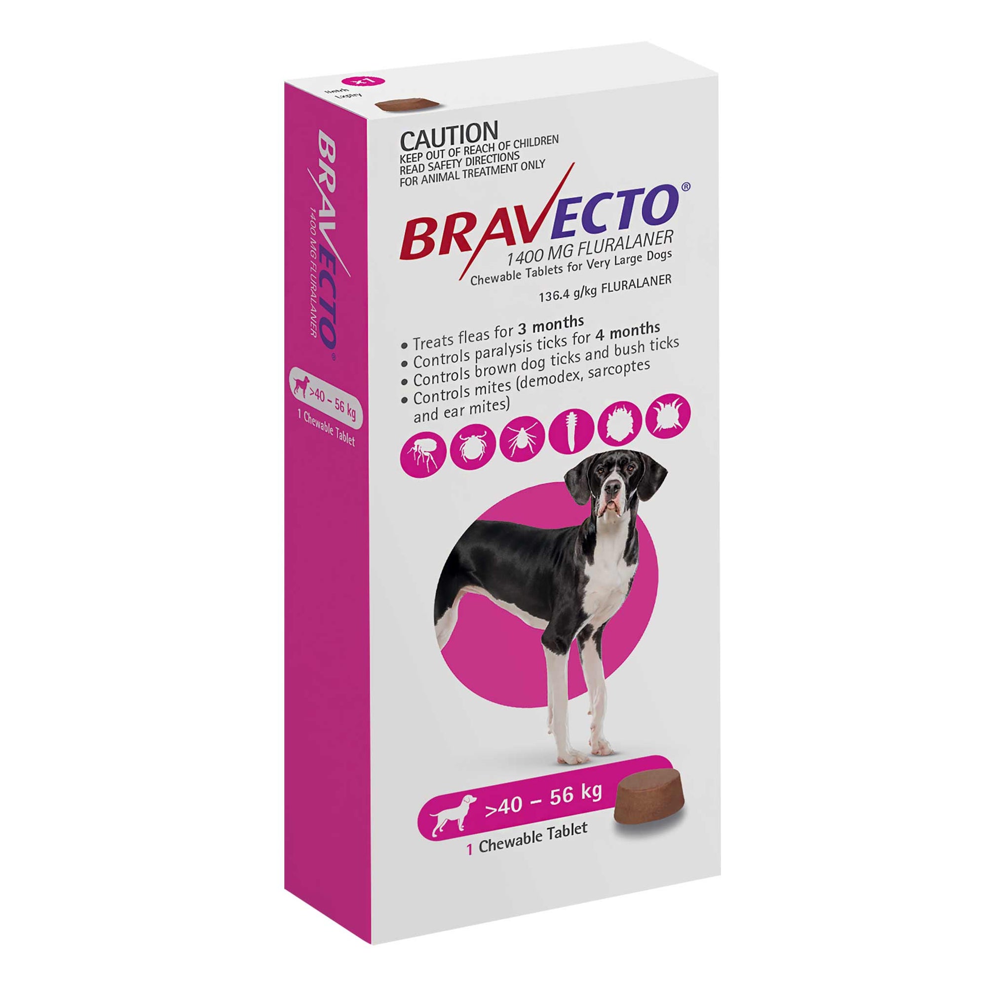 Bravecto 3-Month Chews for Small Dogs 4.5-10kg (Orange) - 2 x 2 Chew V -  vet-n-pet DIRECT