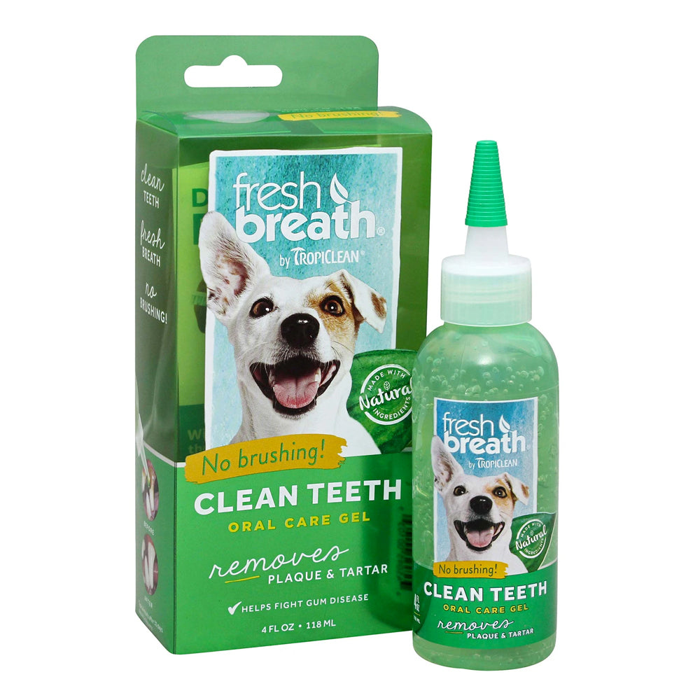 tropiclean dog clean teeth gel