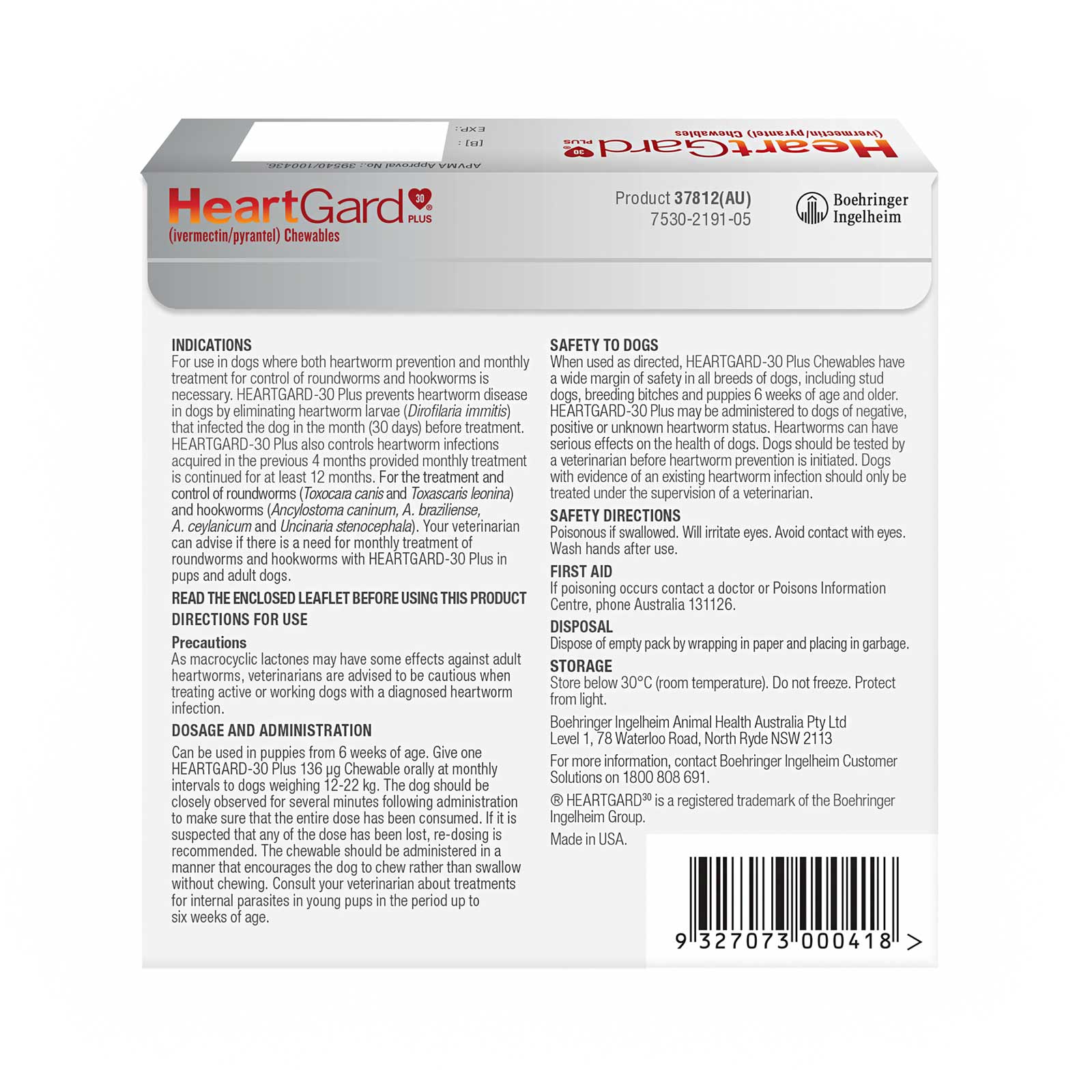 heartgard green 12 month