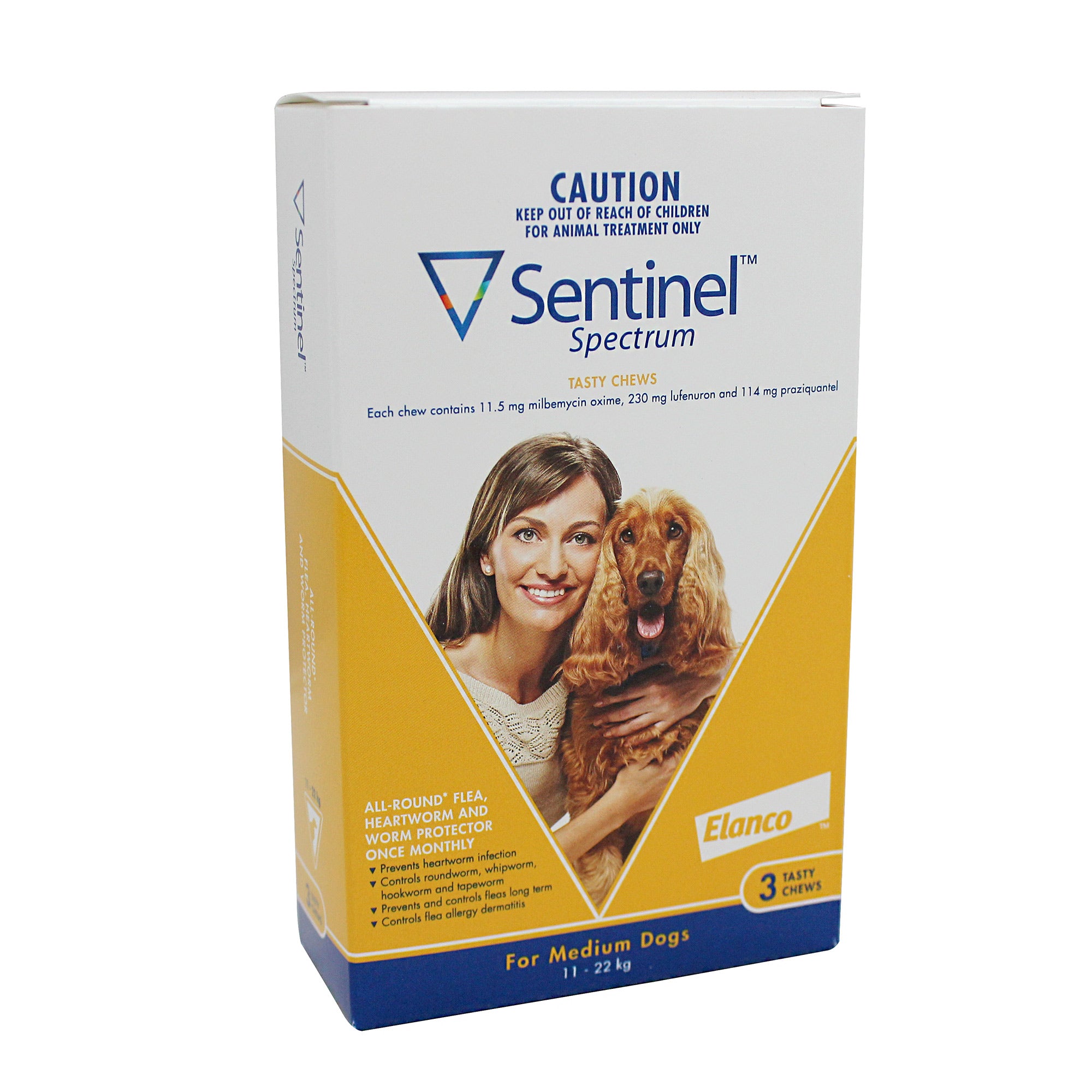 is sentinel spectrum safe for dogs