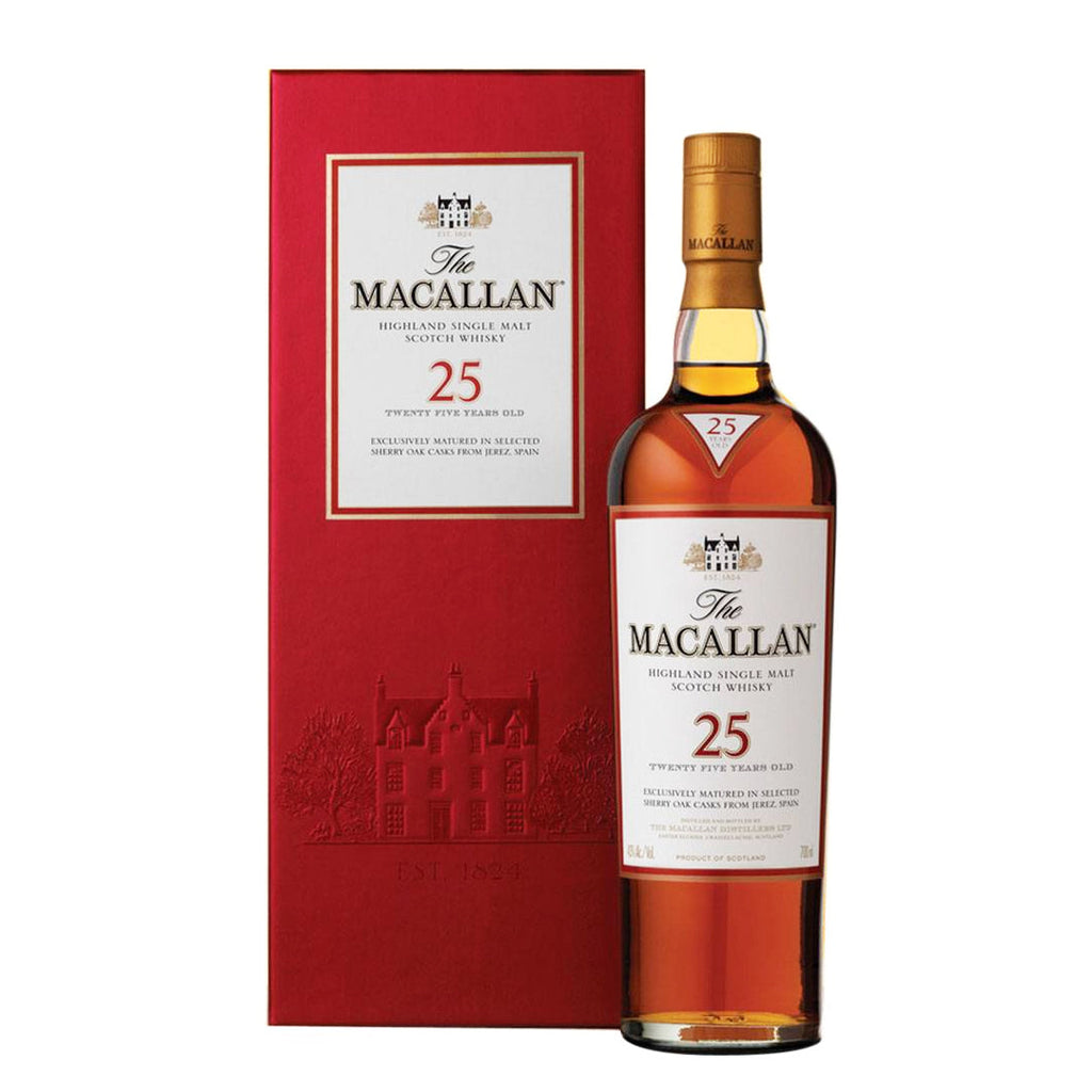 The Macallan 1963 25 Year Old Crystal Decanter Box & Stopper