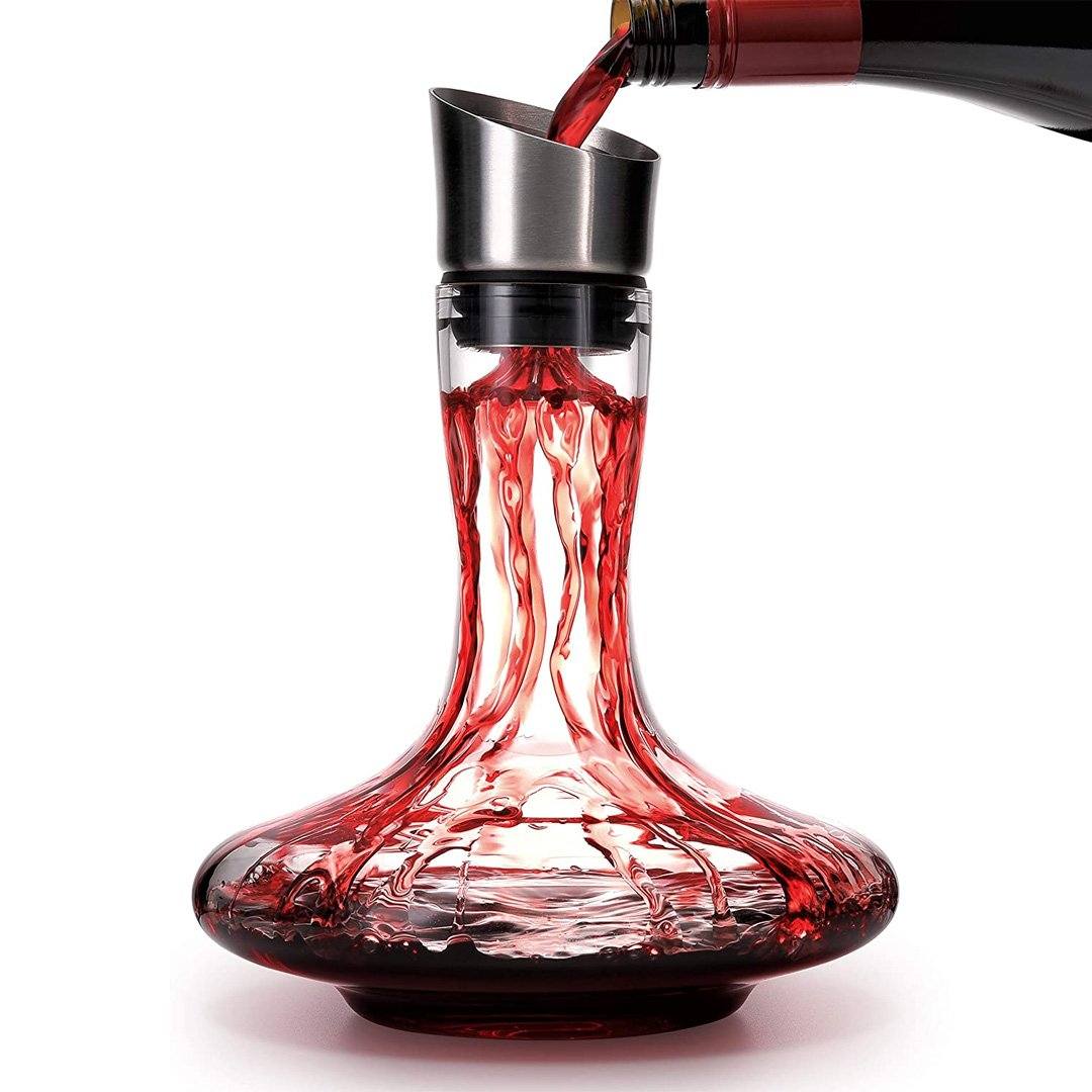 Buy Wine Decanter BuiltIn Aerator Pourer 750ml Online