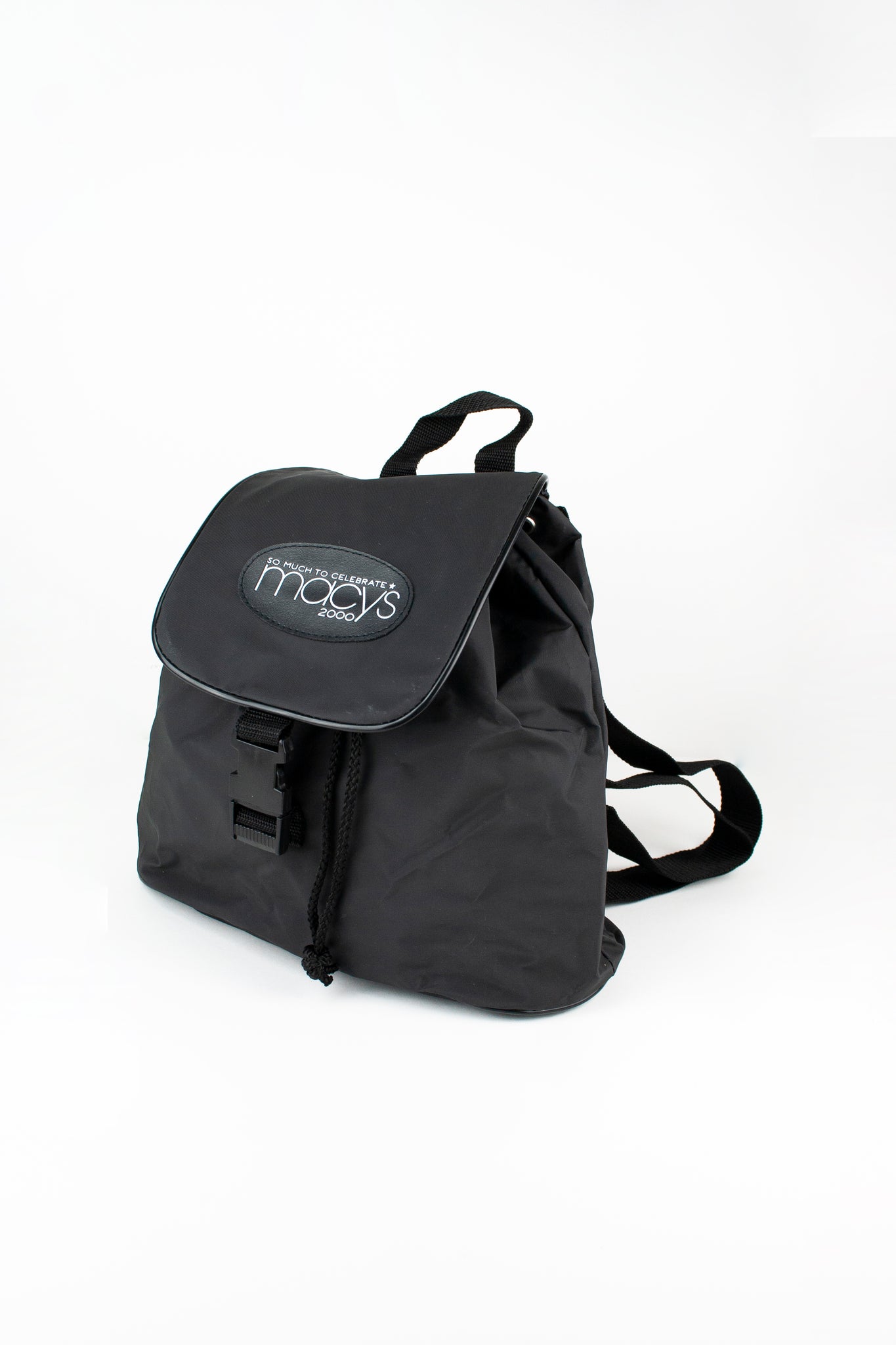 macy's black backpack