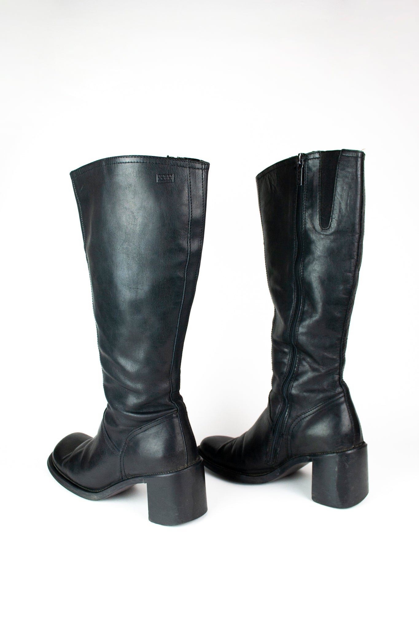black 90s boots