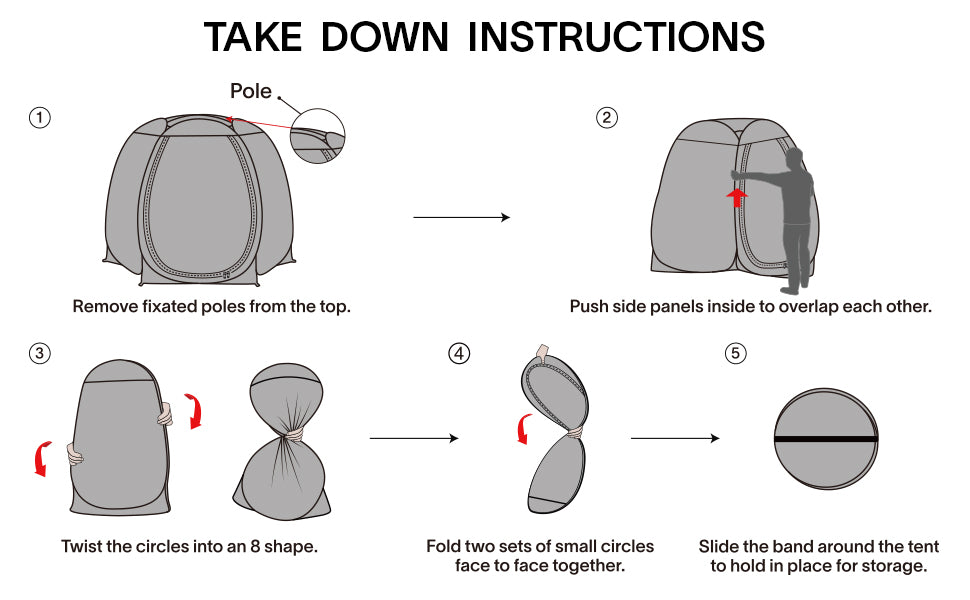 how to fold leedor portable canopy 4 season tent