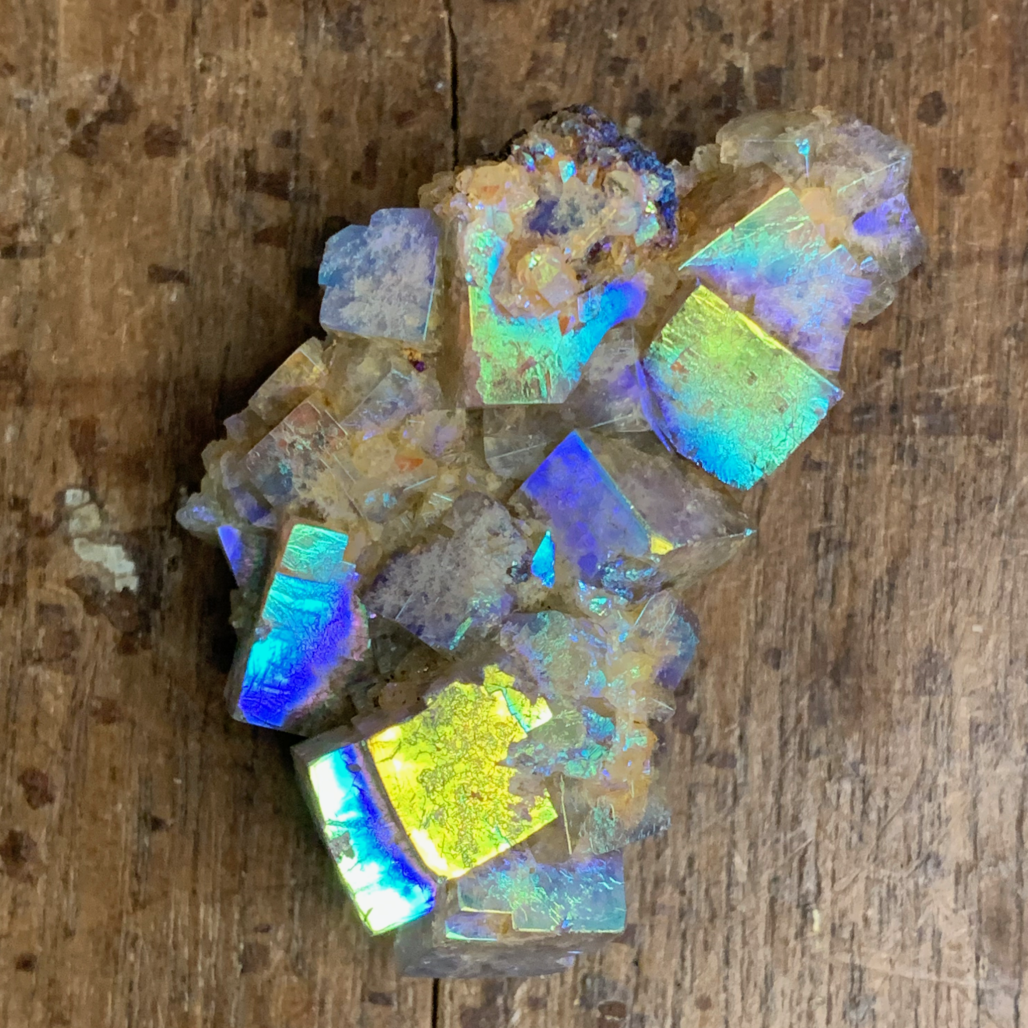 Flame Fluorite, Aura Fluorite, Aura Crystal, Mystic Aura Quartz, Rainb – Ascend