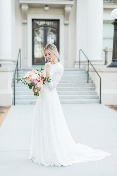 Winter Modest Wedding Dress