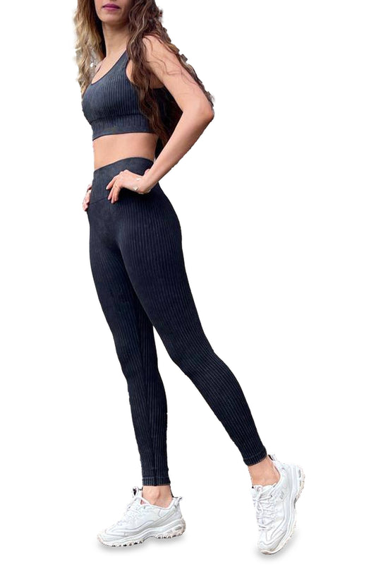 Ribbed Leggings-Brown only $25.28 Lusso CA