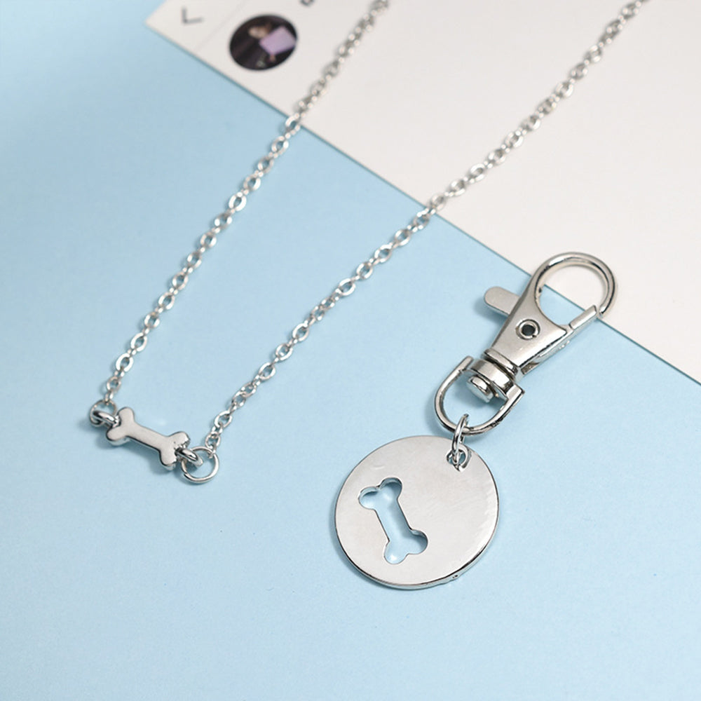 dog and human bff necklace