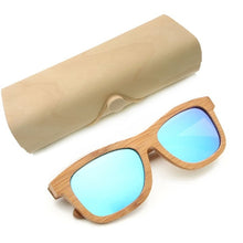 Load image into Gallery viewer, Personalized Engraved Bamboo Sunglasses Wood Custom Sunglasses With Case Box Wedding Gift Favors Groomsmen Bridal Party Gift
