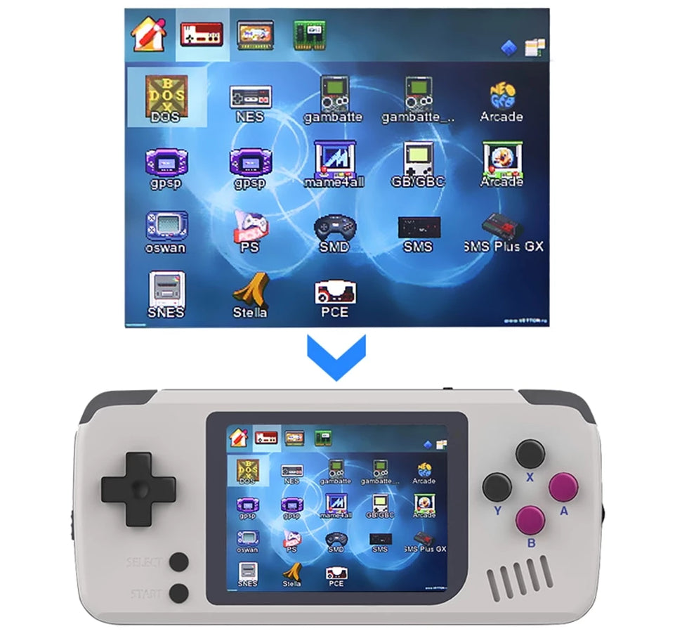 pocketgo portable handheld retro game